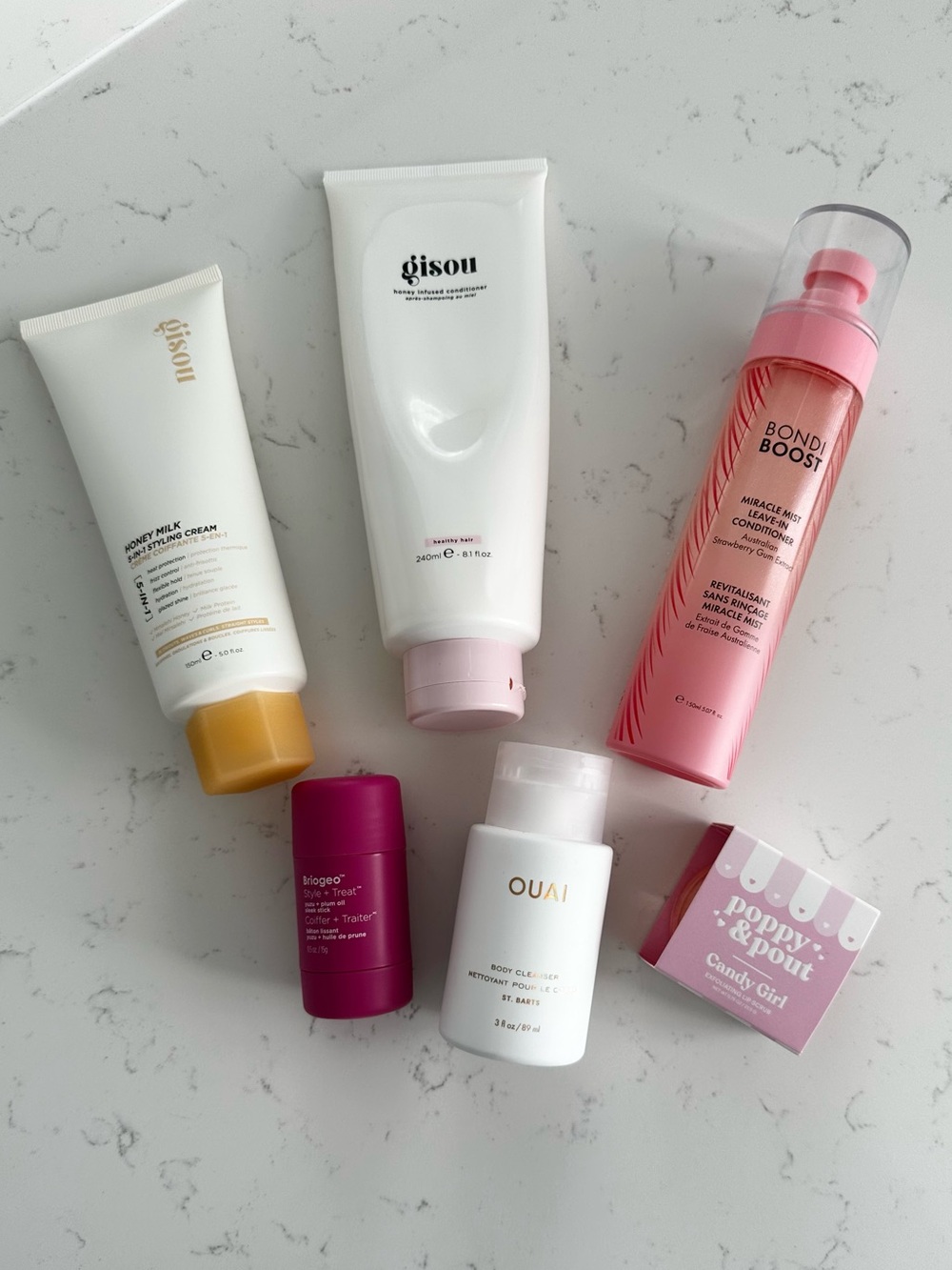 Assorted Gisou, OUAI, Bondi Boost and Briogeo Hair and Body Care Set